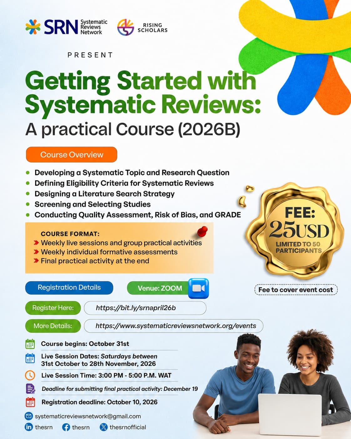 Getting Started with Systematic Reviews: A Practical Course (2026B)